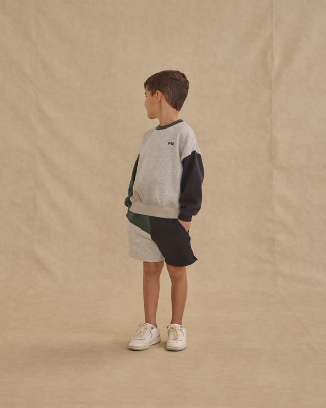 Heathered Ash Relaxed Sweatshirt