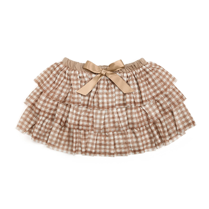 Gingham Tulle Tiered Tutu