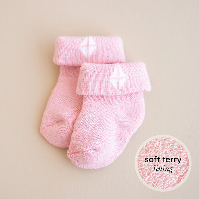 Pastel Baby Socks 3-Pack