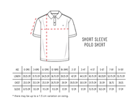 Grey Short Sleeve Polo Shirt