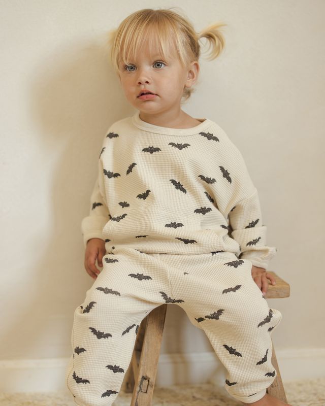 Bats Waffle Slouch Set