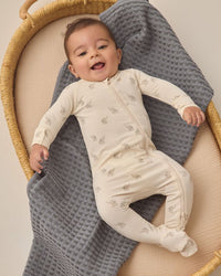 Elephants Bamboo Zip Footie