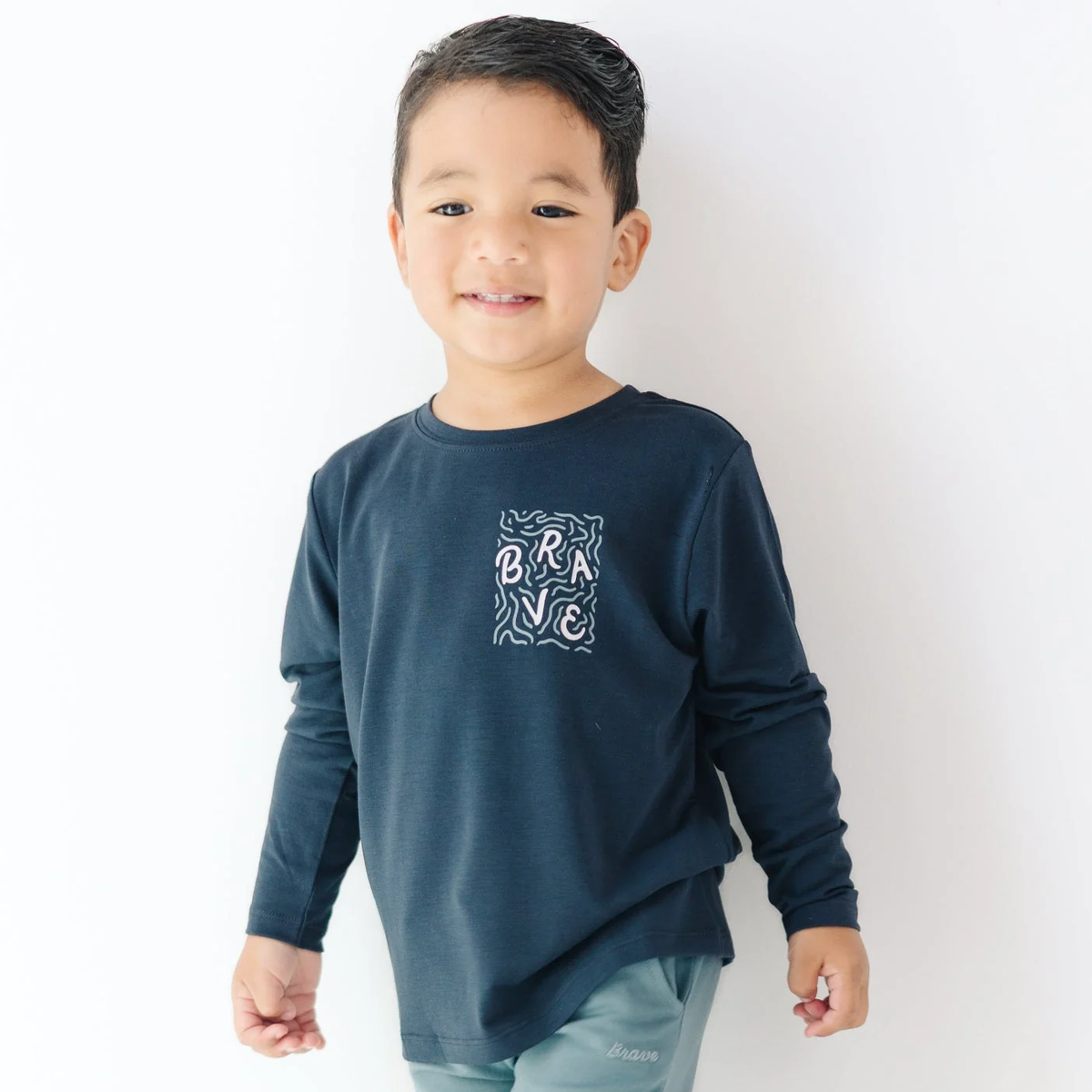 Brave Squiggles Long Sleeve Shirt