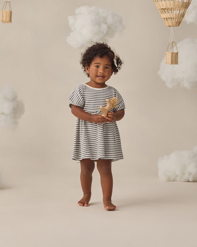 Ocean Stripe Annie Dress