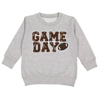 Grey Game Day Patch Pullover