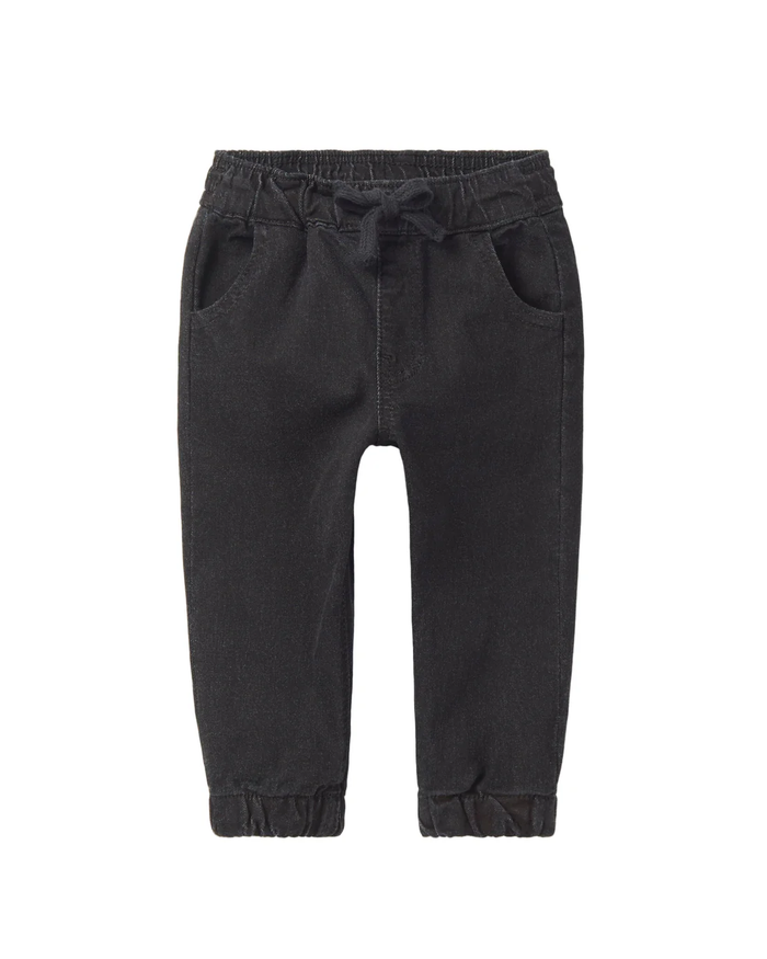 Black Denim Jogger