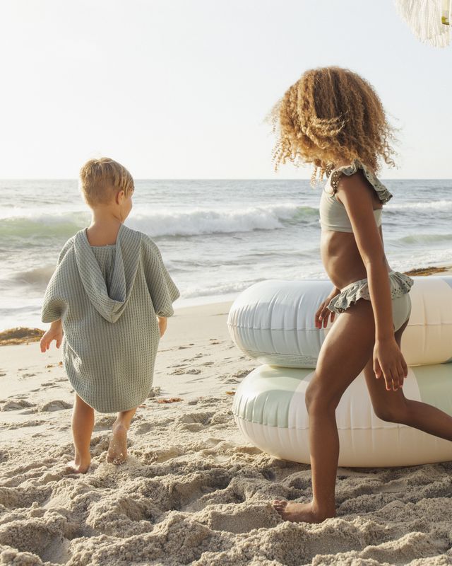 Sea Green Beach Poncho