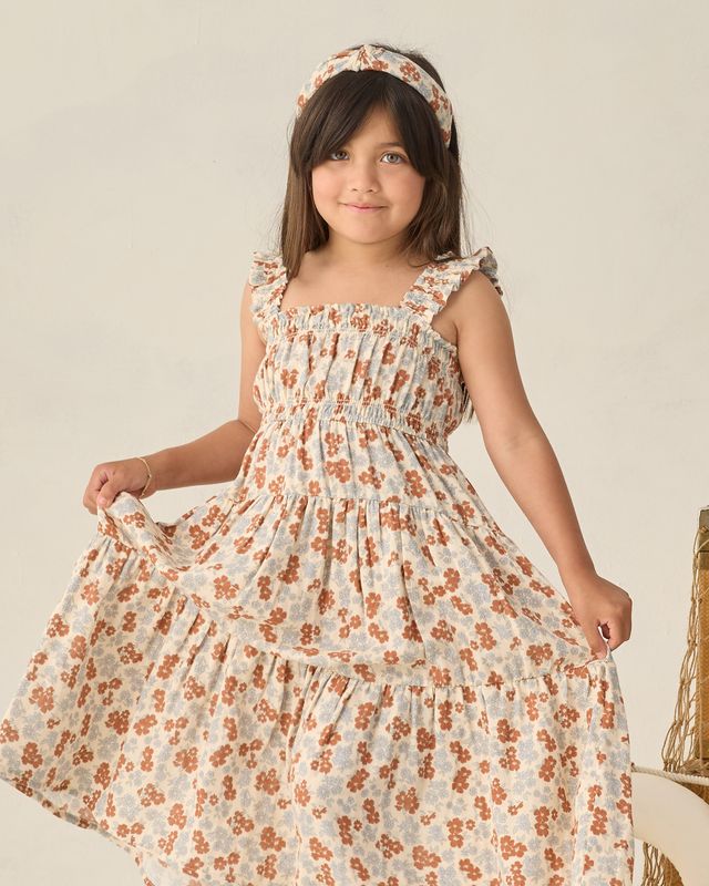 Americana Floral Josie Dress