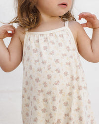 Flower Field Smocked Jumpsuit
