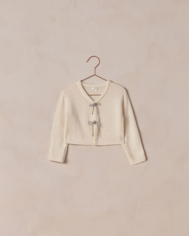 Ivory Bow Cardigan