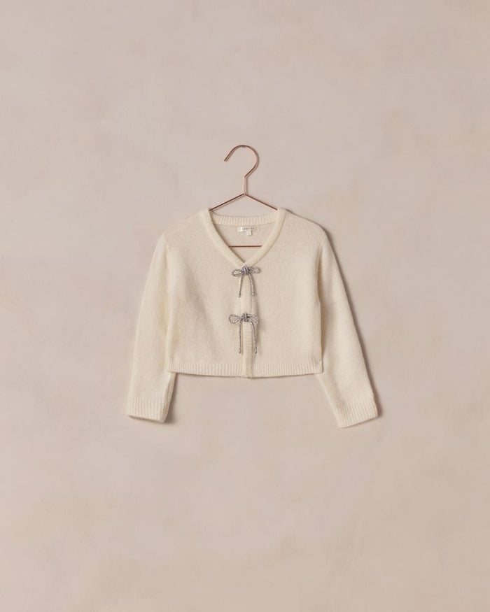 Ivory Bow Cardigan