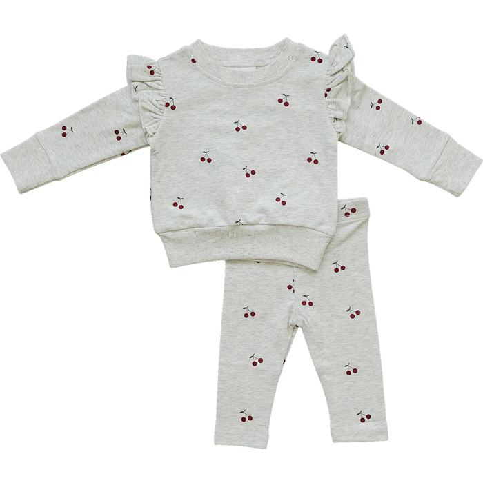 Cherry Ruffle Set