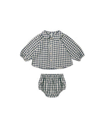 Navy Check Nellie Set