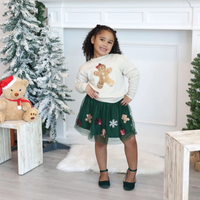 Gingerbread Sequin Tutu
