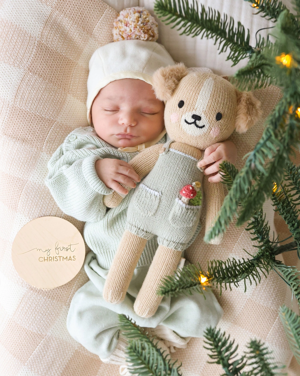 Theo the Golden Knitted Doll