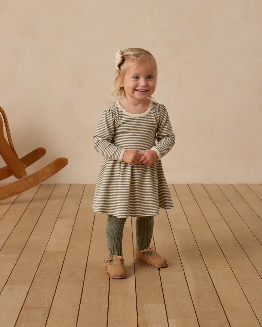 Forest Ribbed Tights