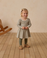 Forest Ribbed Tights