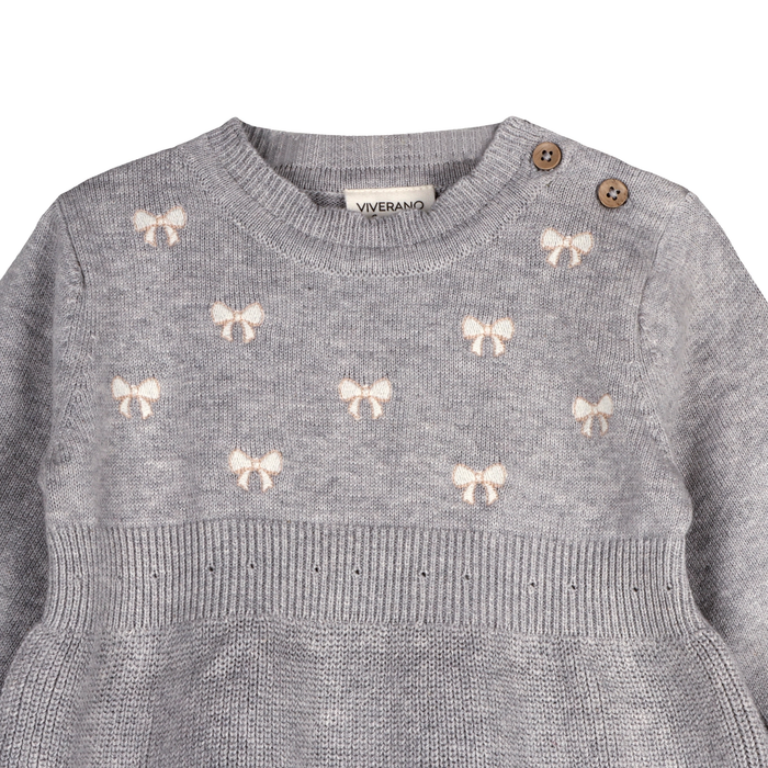Emma Bow Knit Dress