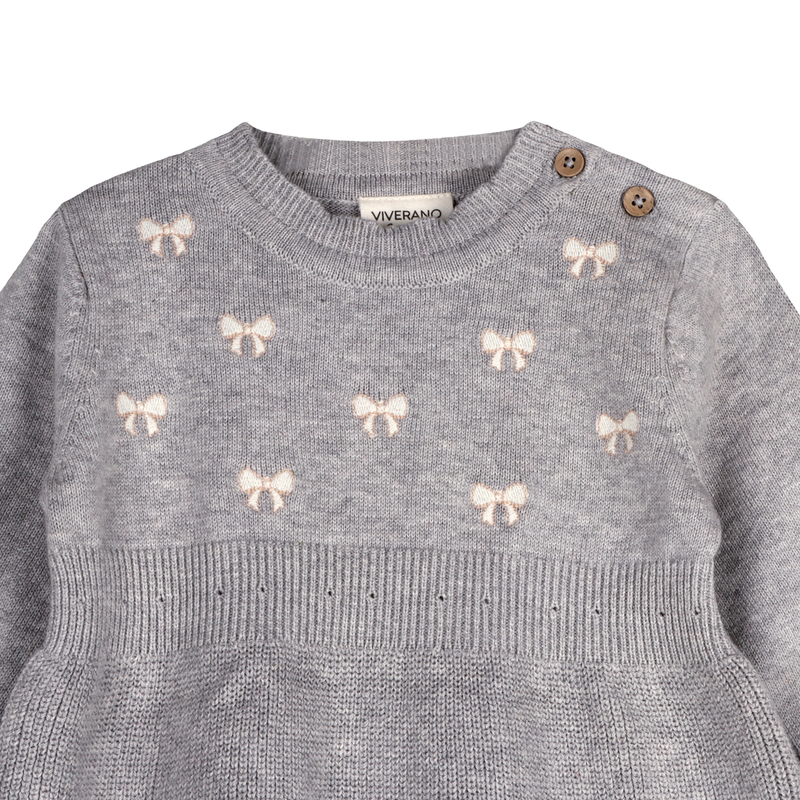 Emma Bow Knit Dress