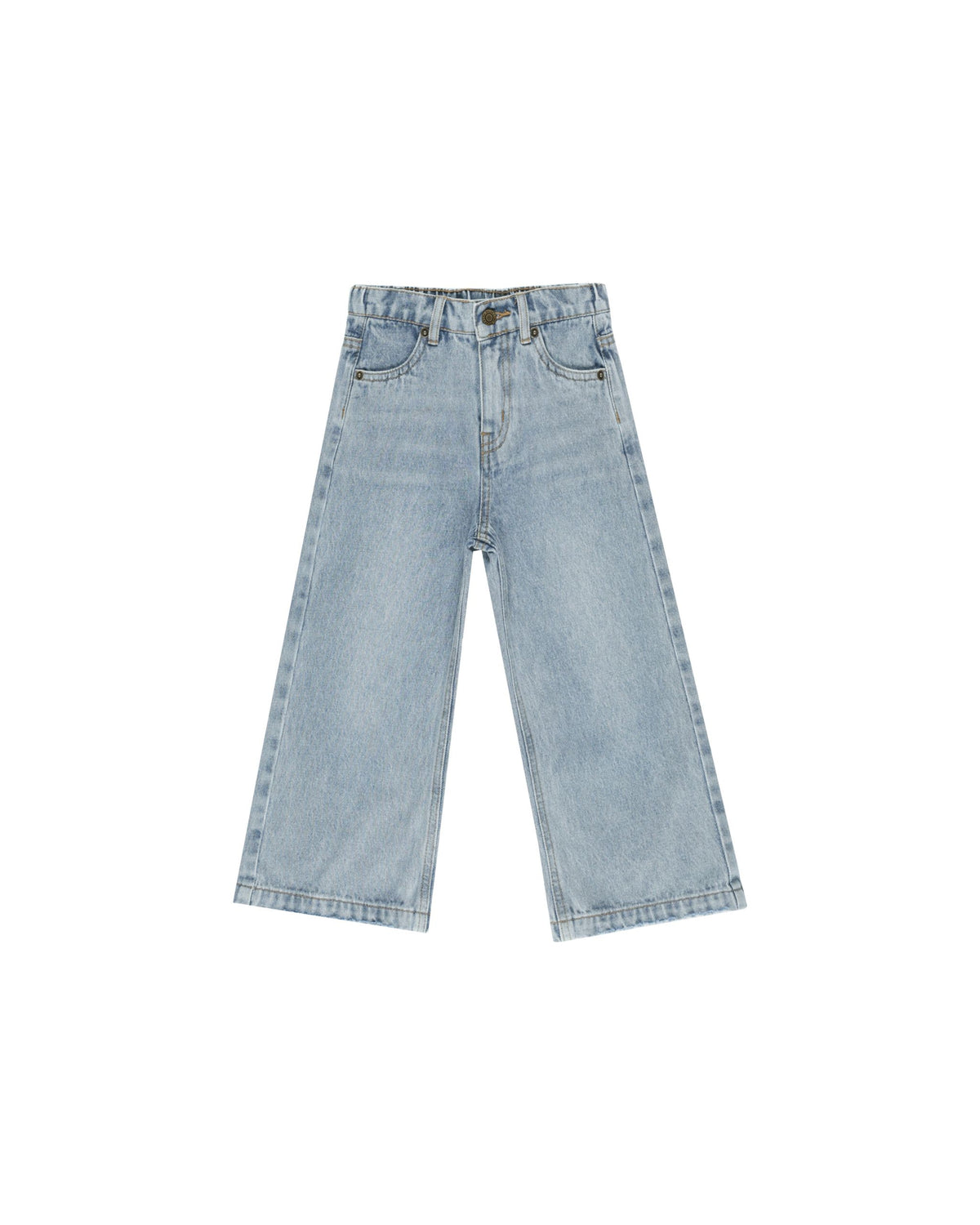 Light Wash Straight Leg Denim