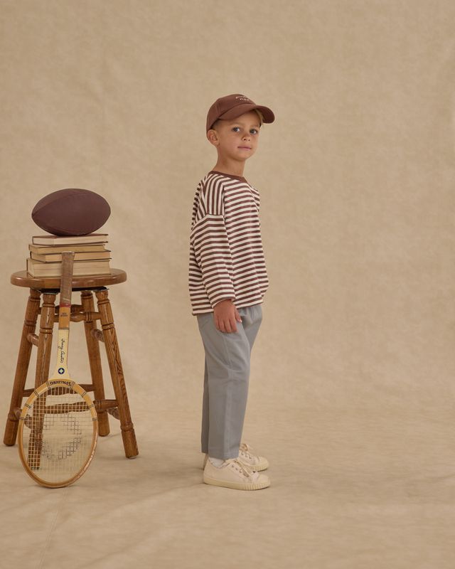 Brown Stripe Camden Tee