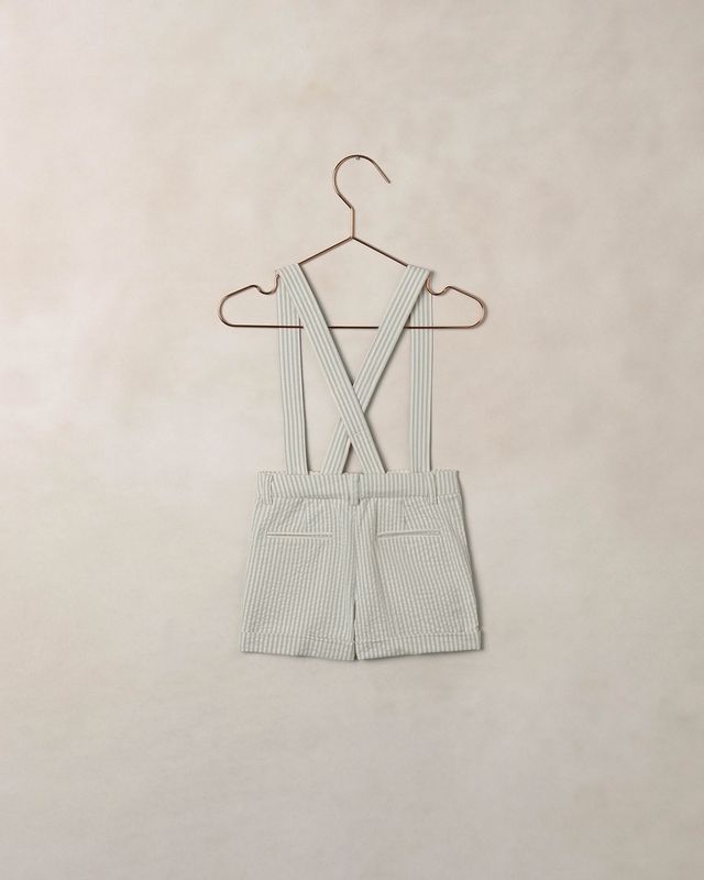 Sky Stripe Suspender Short