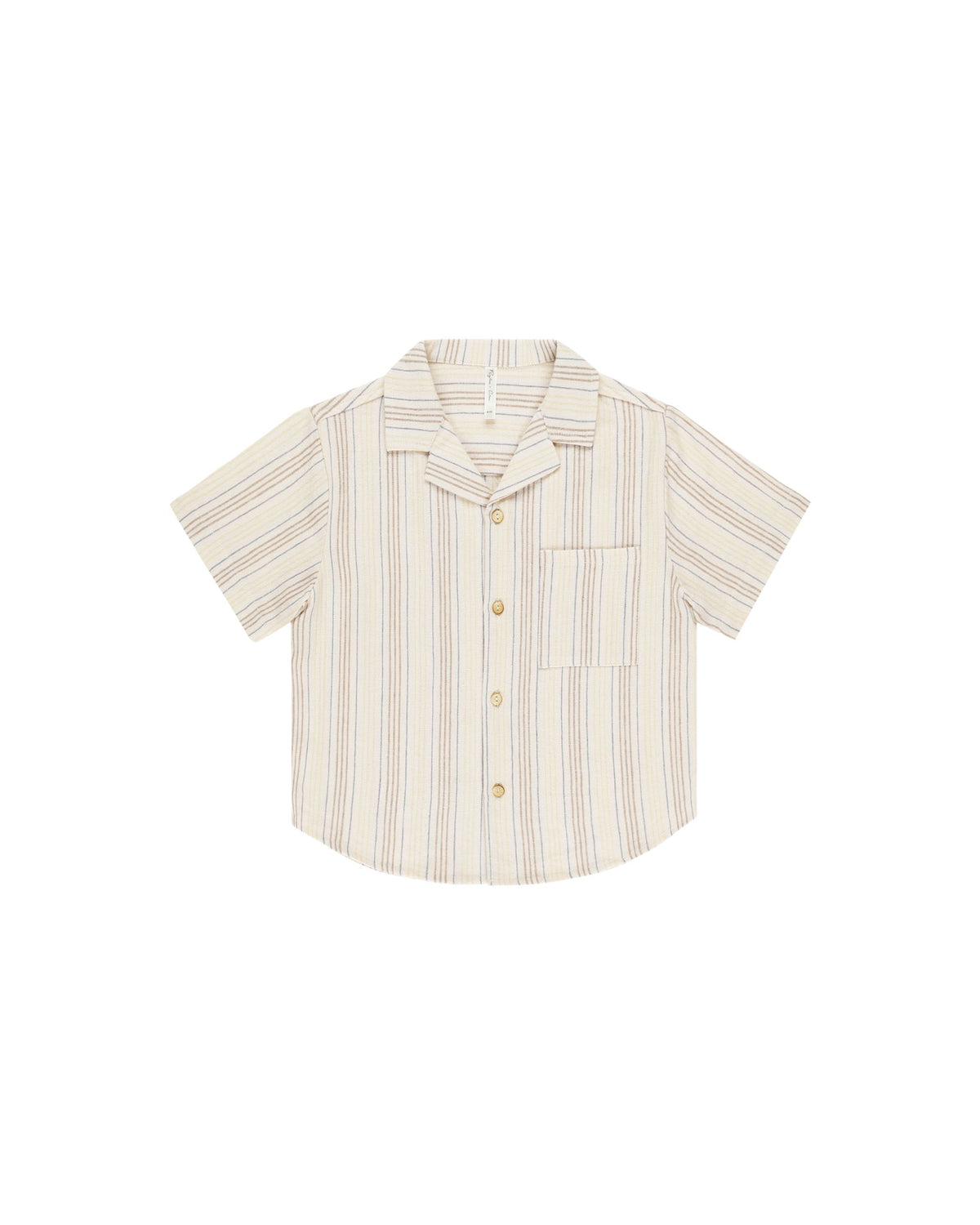 Summer Stripe Lapel Shirt