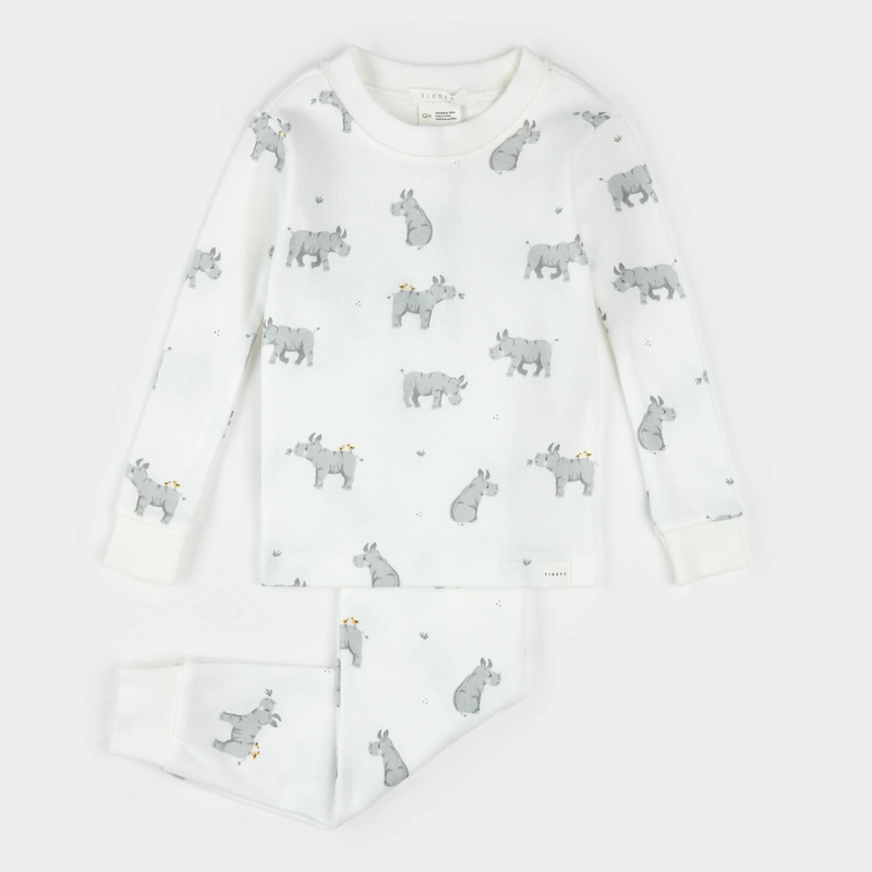 Rhino Pajama Set