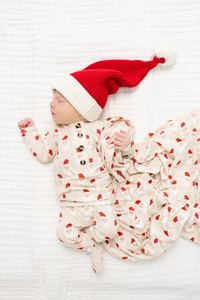 Santa Baby Bamboo Pajama Set