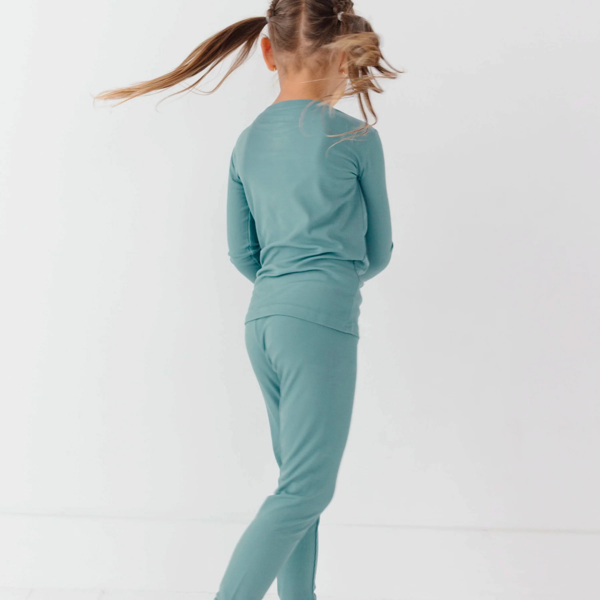 Glacier Blue Bamboo Pajama Set
