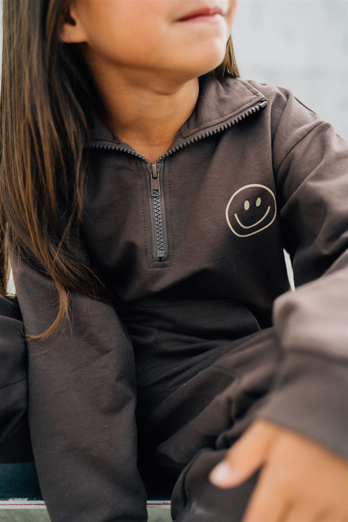 Smiley Quarter Zip Set