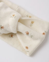 Petit Fleur Pointelle Knotted Headband