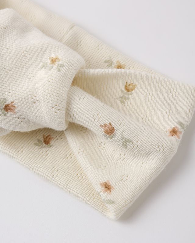Petit Fleur Pointelle Knotted Headband