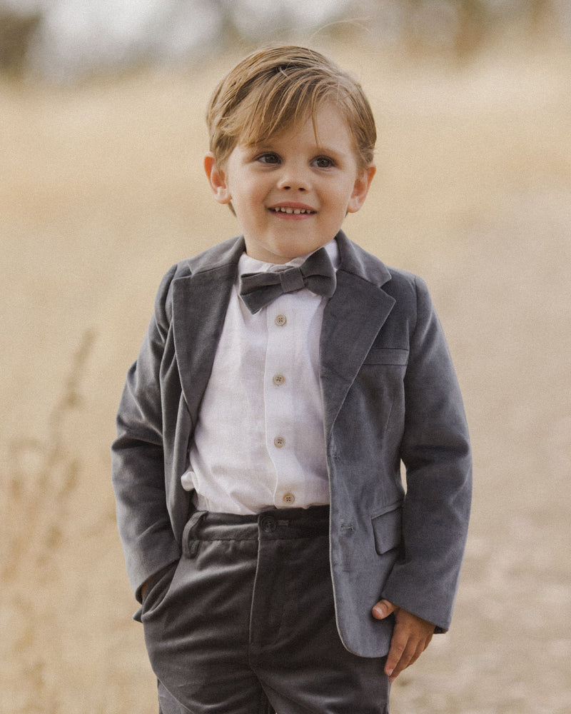 Midnight Velvet Bow Tie