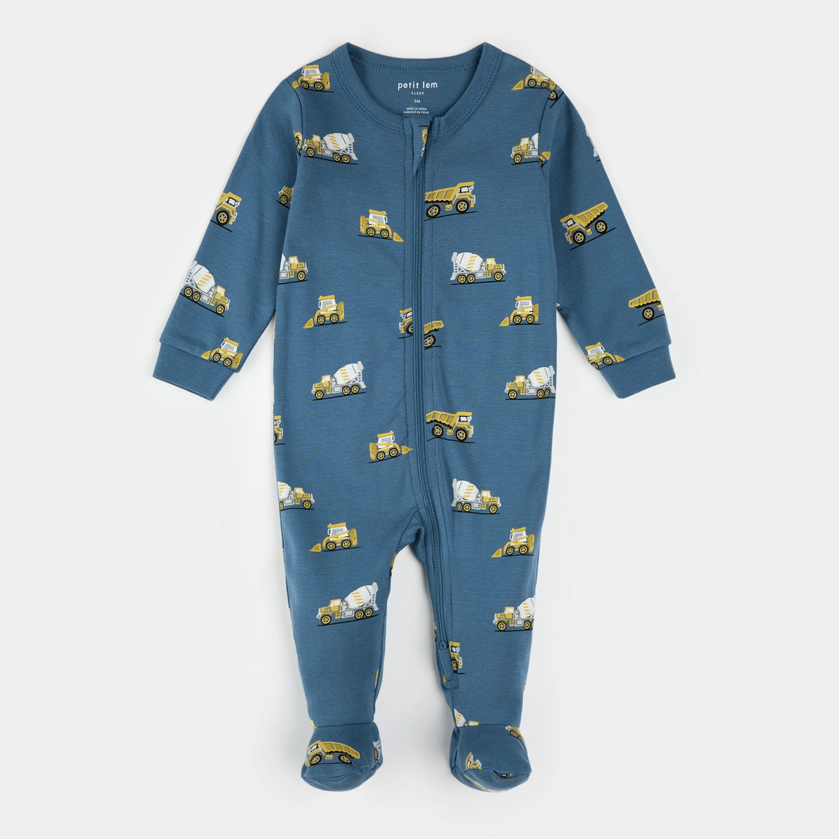 Construction Truck Pajama Sleeper