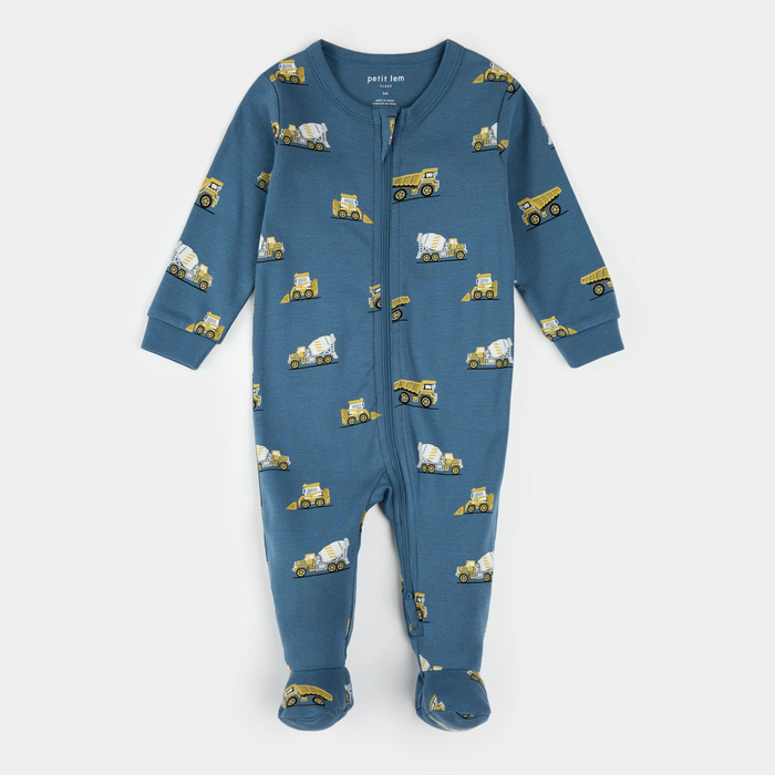 Construction Truck Pajama Sleeper