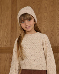 Ivory Speckled Beanie