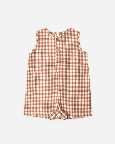 Poppy Gingham Mavrick Romper