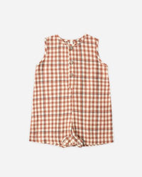 Poppy Gingham Mavrick Romper