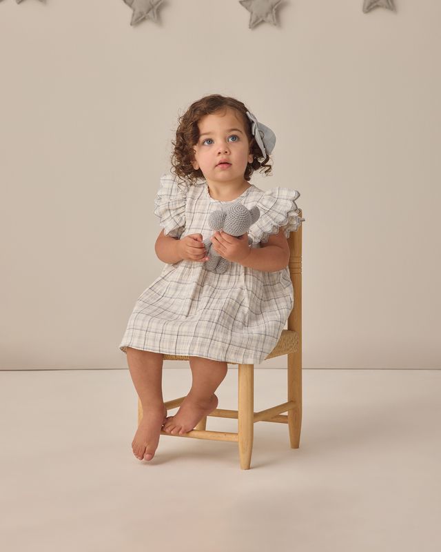 Blue Plaid Alina Dress