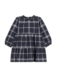 Navy Flannel Dress