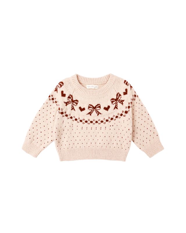 Bows Fair Isle Sweater