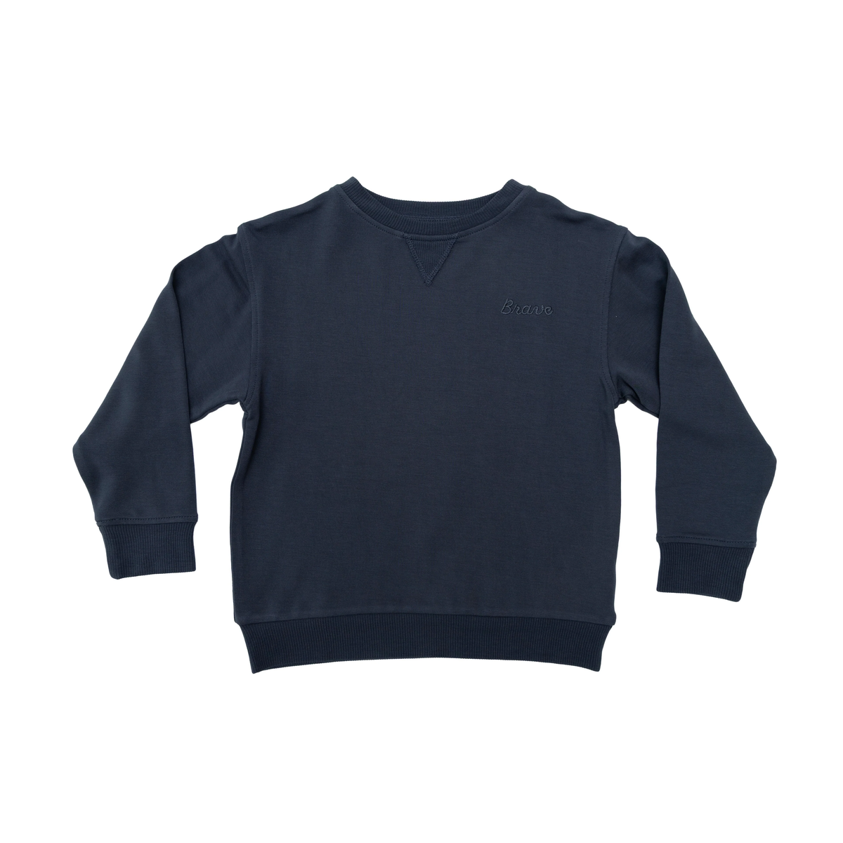 Dark Navy Brave Bamboo Terry Pullover