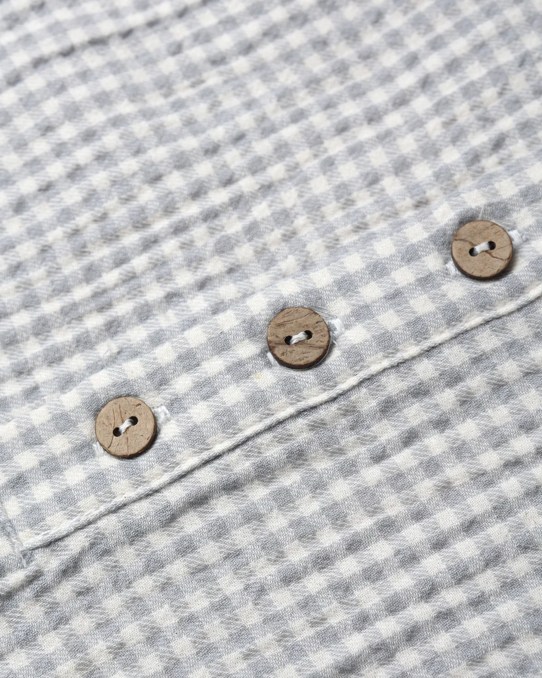 Blue Gingham Woven Jumpsuit