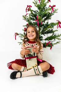 Fair Isle Knee High Socks