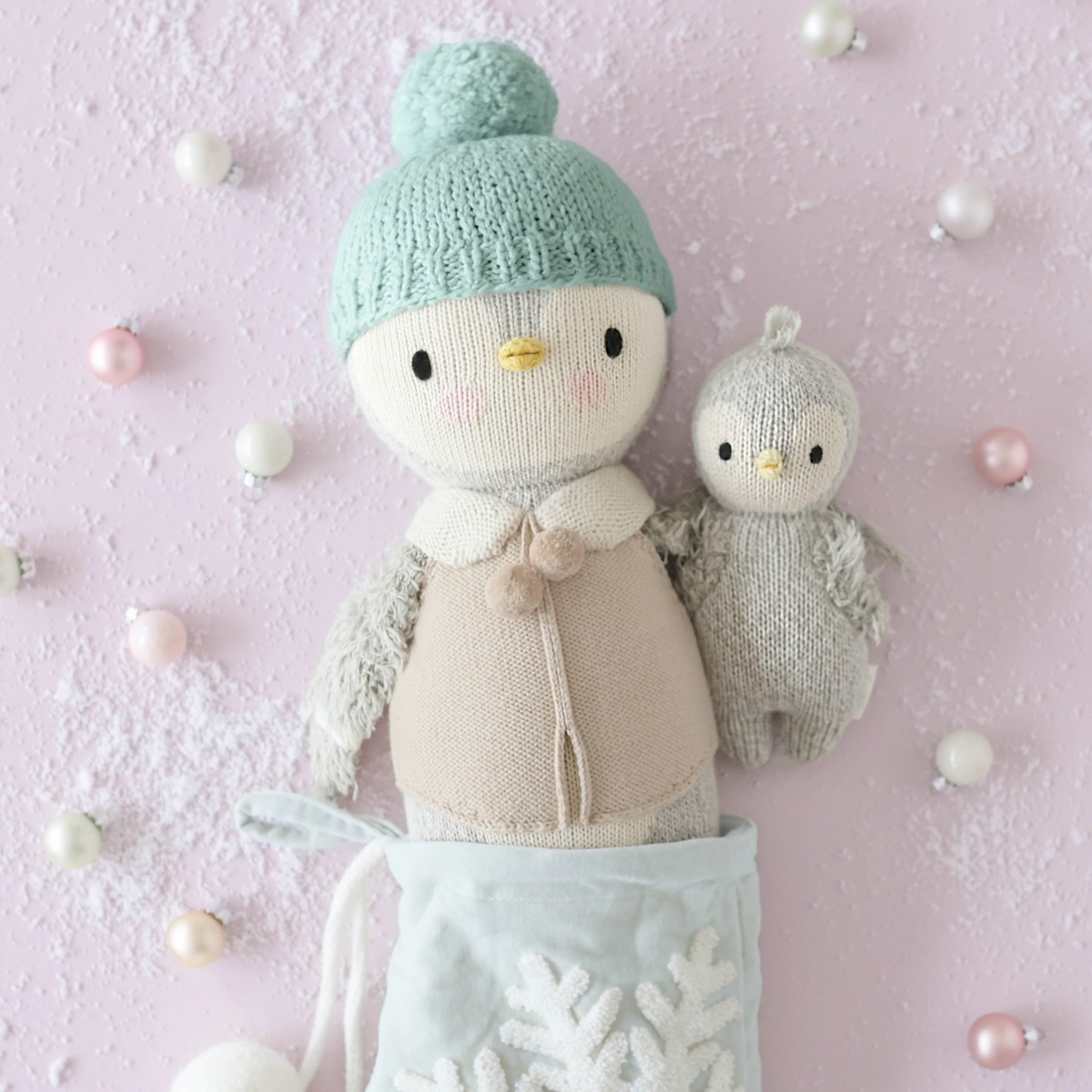 Greyson the Penguin Knitted Doll