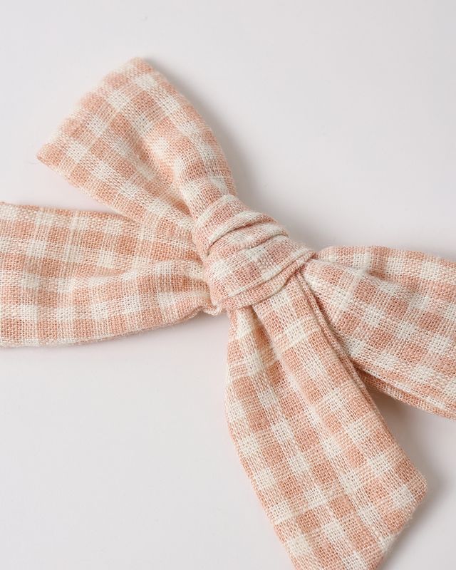 Petal Gingham Bow
