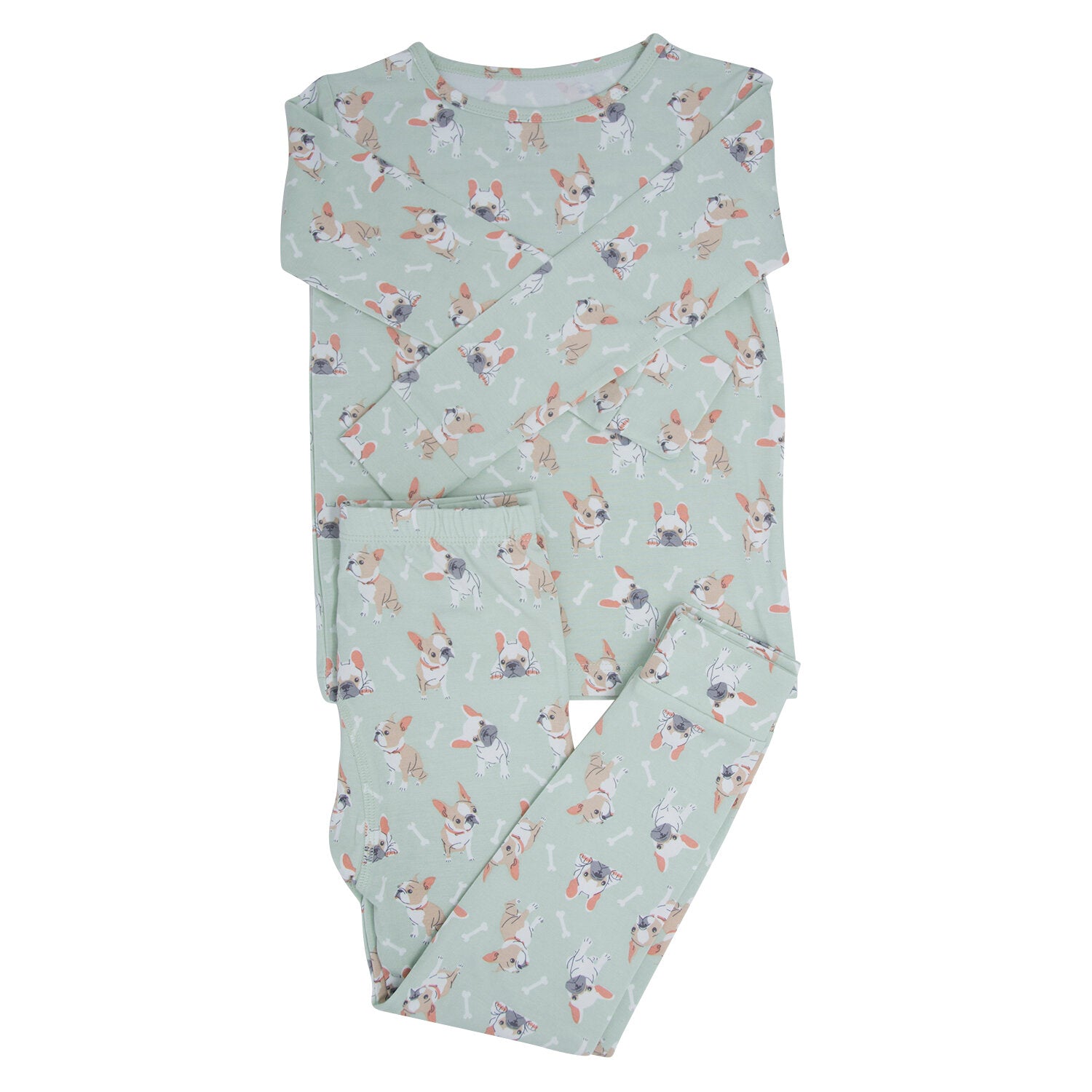 Frenchie Fun Bamboo Pajama Set