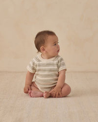 Sage Stripe Rowan Romper