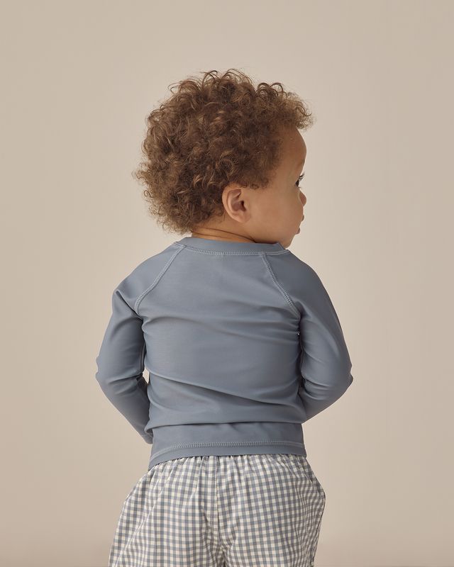 Ocean Gingham Swim Short